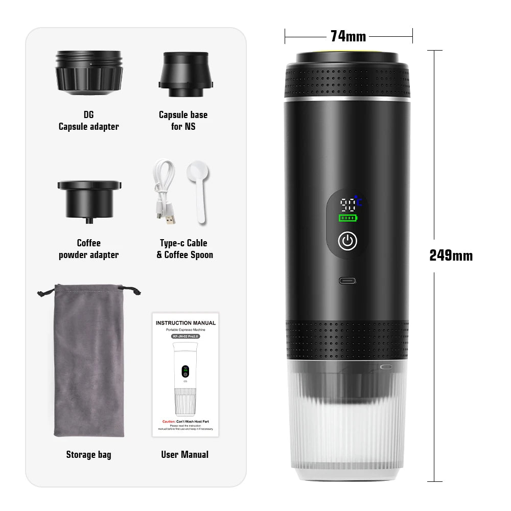 Machine à café expresso portable sans fil
