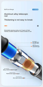 Extendable snow shovel 