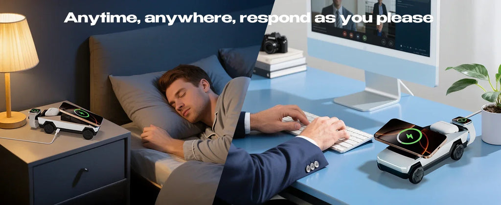 Chargeur magnétique rapide sans fil 3 en 1