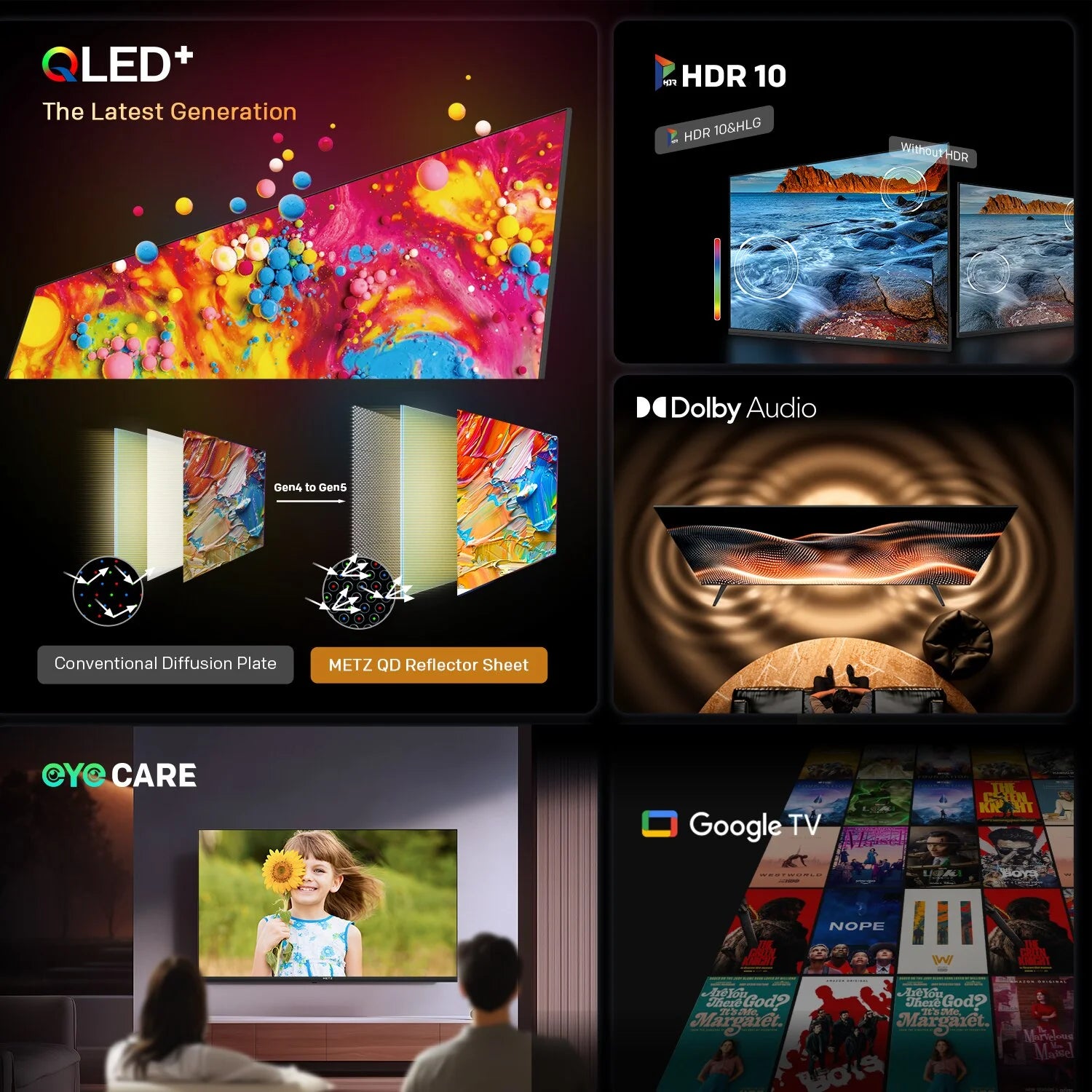 Metz QLED TV 32 pouces
