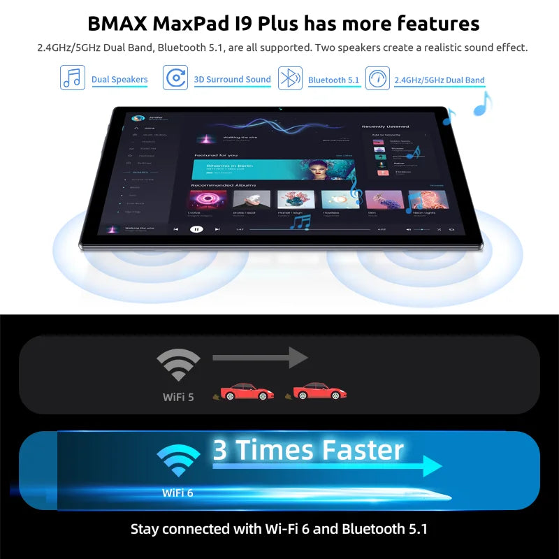 BMAX-Tablette pour enfants I9 Plus