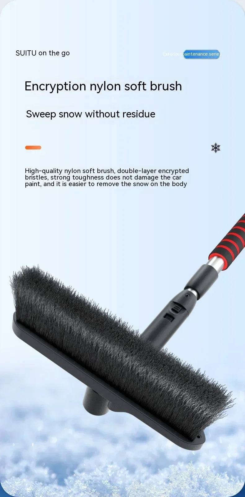 Extendable snow shovel 