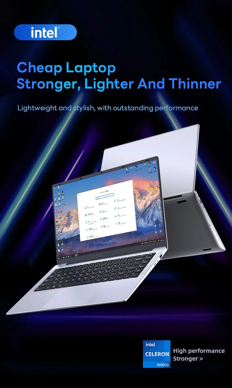 BYONE 14 pouces Intel Celeron N4000