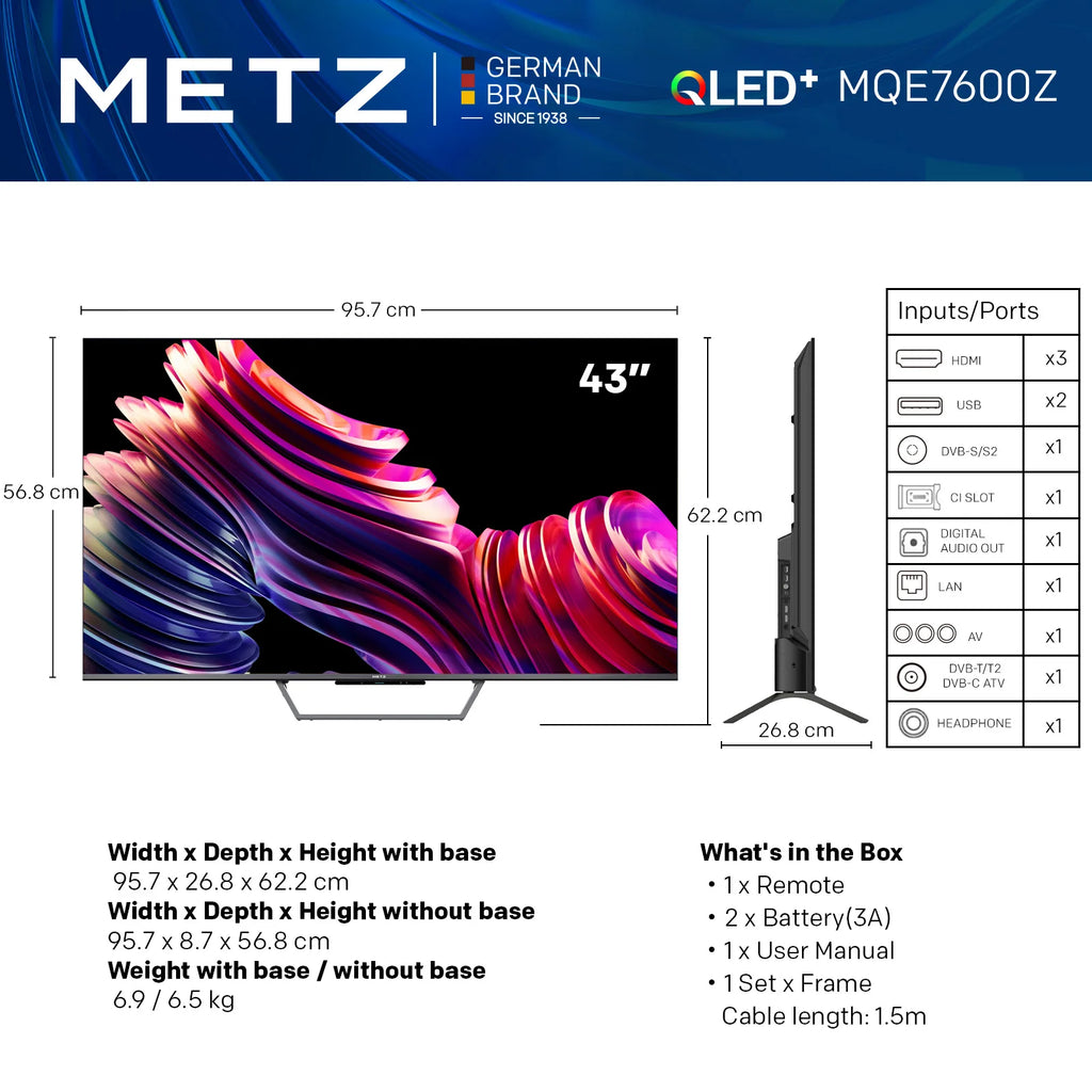 METZ QLED + 4K UHD