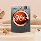 DAEWOO-Machine à laver autoportante Lavadora, Lavage bouillant, Stérilisation, Charge frontale, Haute température, 10kg, 96 ℃, 220V