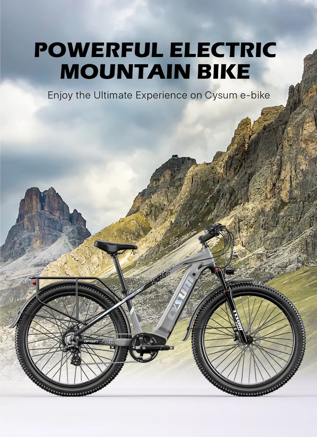EBike CYSUM Speedy 27.5 pouces