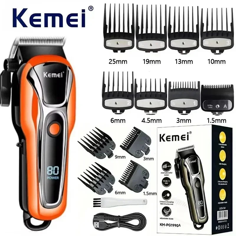 Kemei tondeuse à cheveux Rechargeable