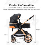 Luxury 3-in-1 Baby Stroller