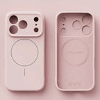 Coque de téléphone magnétique en Silicone liquide Apple