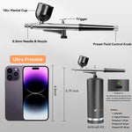 Aérographe Professionnel avec Compresseur Portable