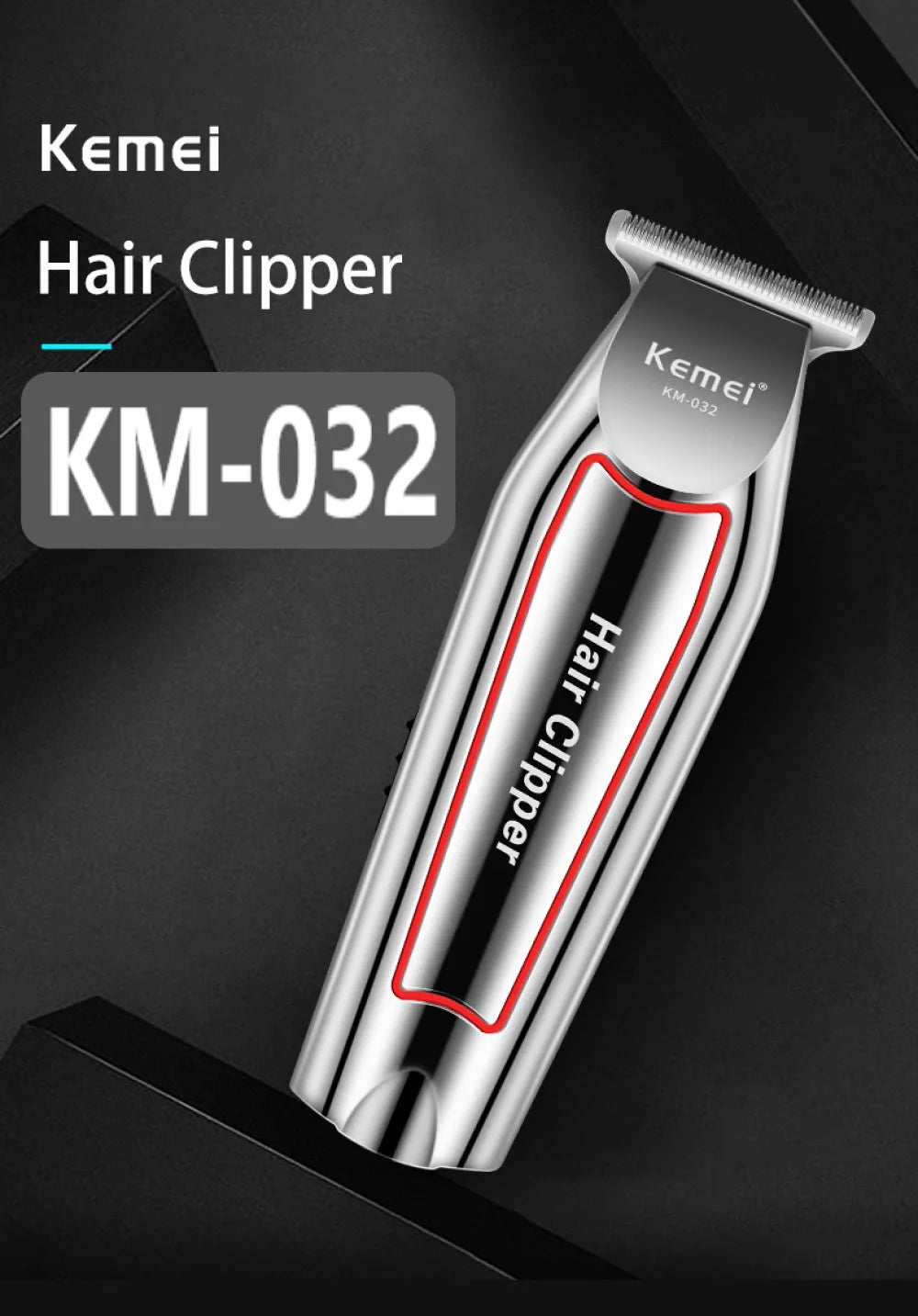 Kemei tondeuse à cheveux professionnelle