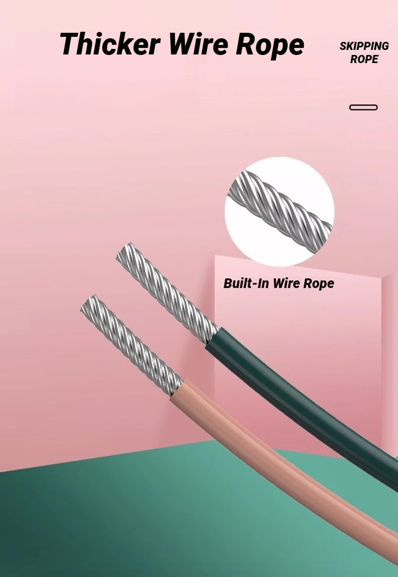 Corde à sauter en acier