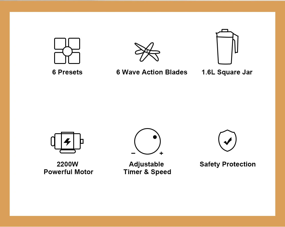 BioloMix-Mélangeur professionnel automatique numérique sans BPA