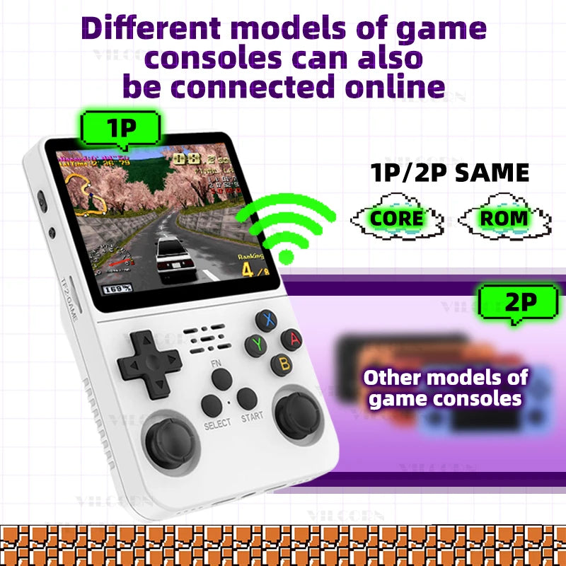 R36S Retro Portable Gaming Player Arkos Linux System 3.5 inch