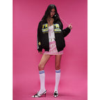 Manteau Matelassé Style College en Coton