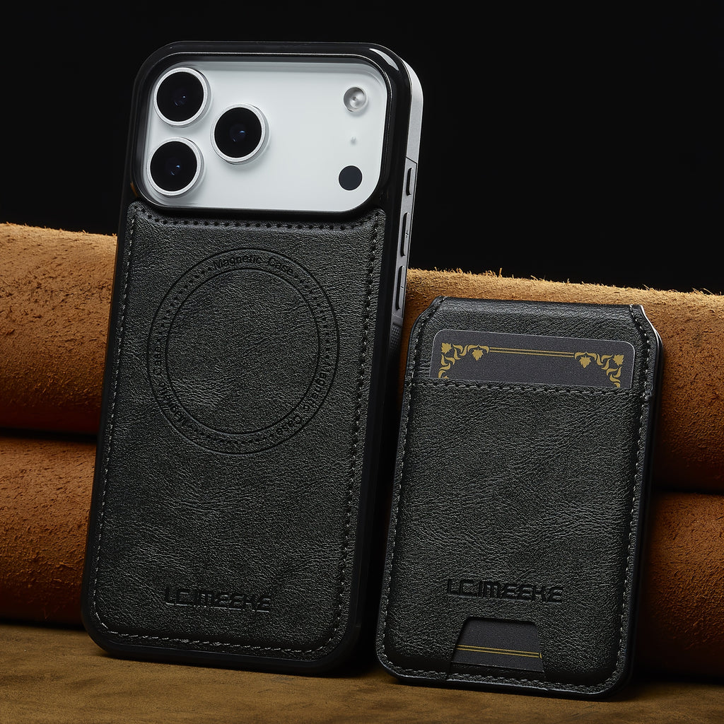 Coque portefeuille magnétique détachable