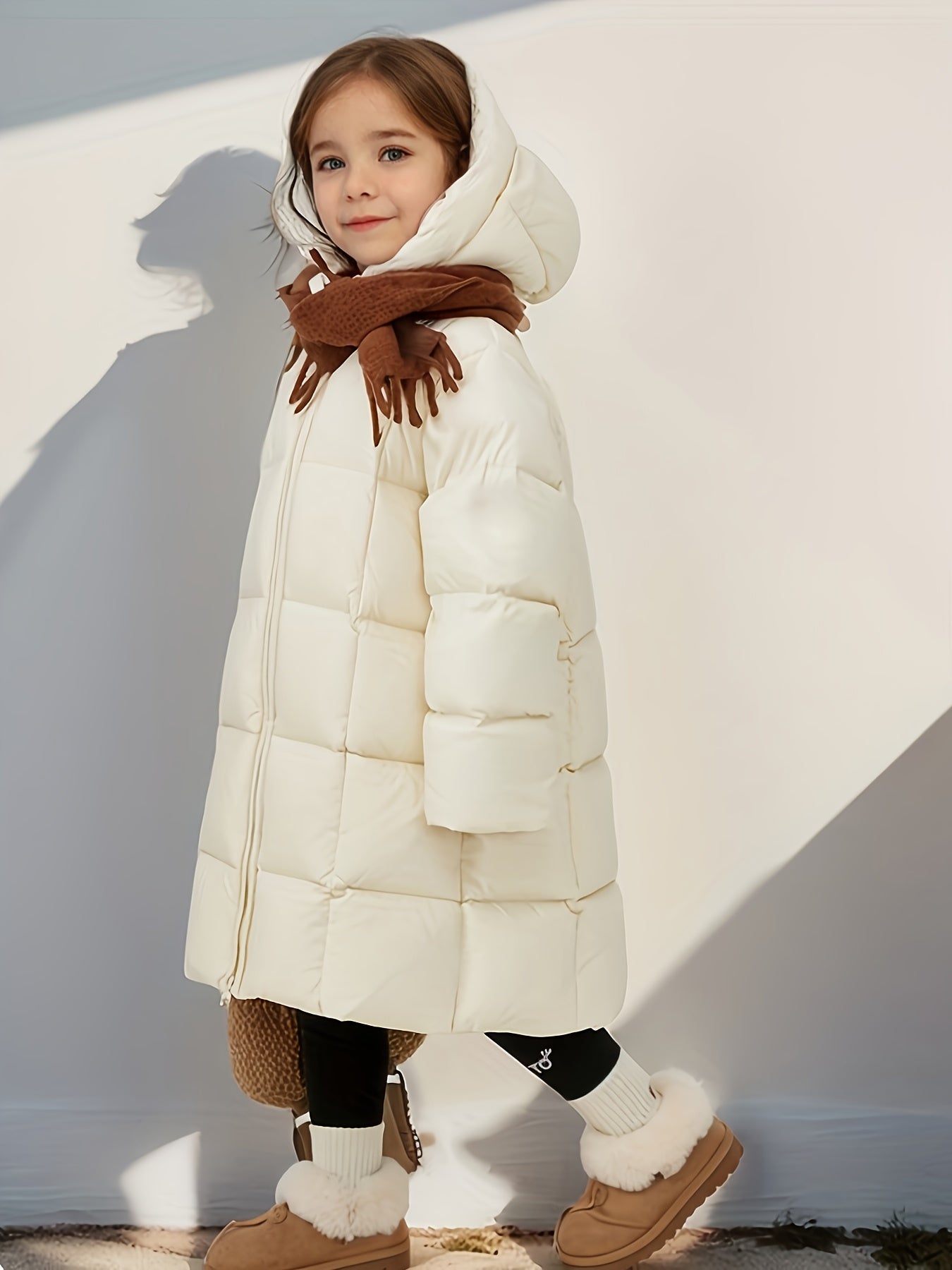 Girls' Winter Hooded Coat