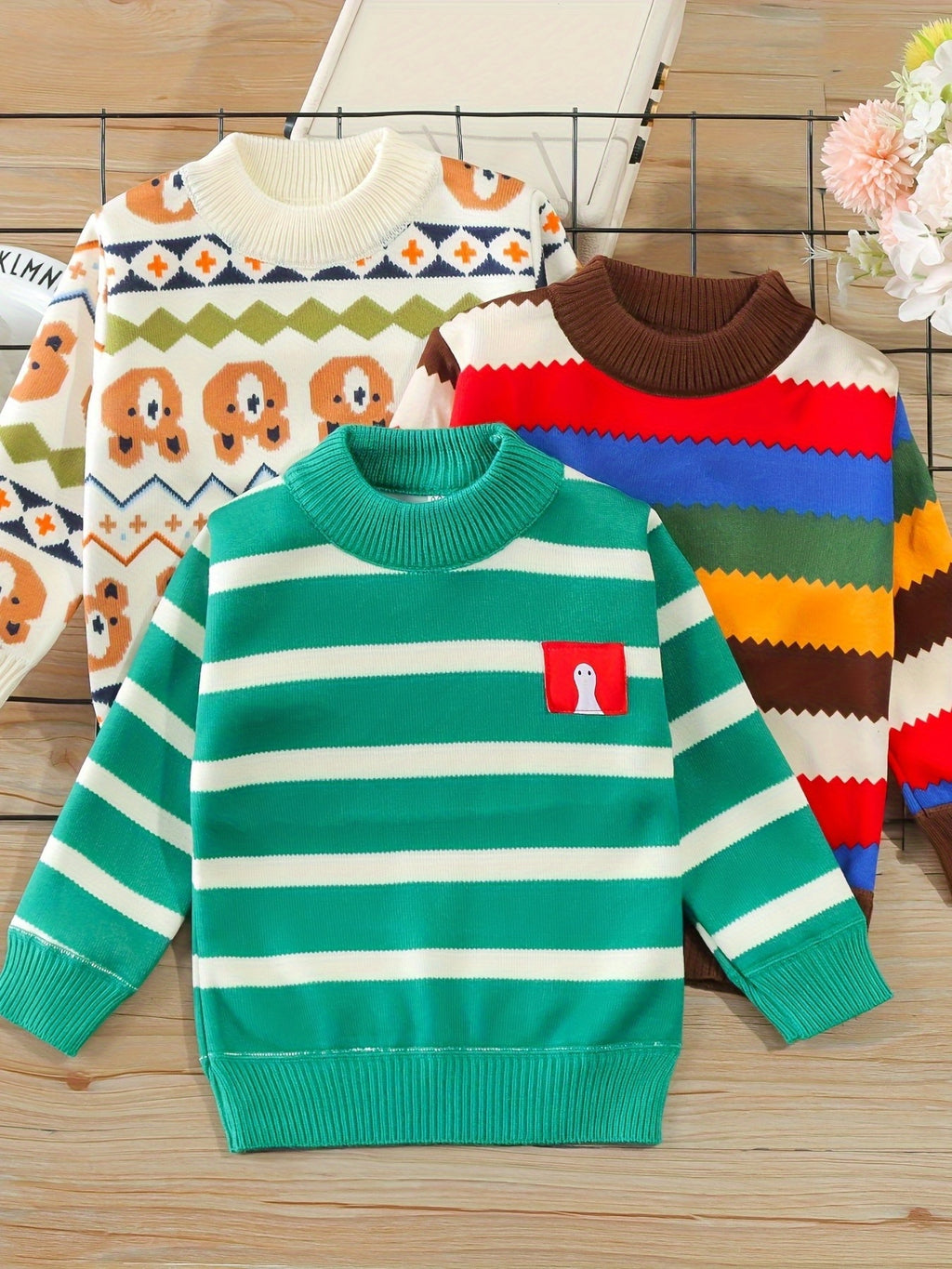 Ensemble de trois pulls