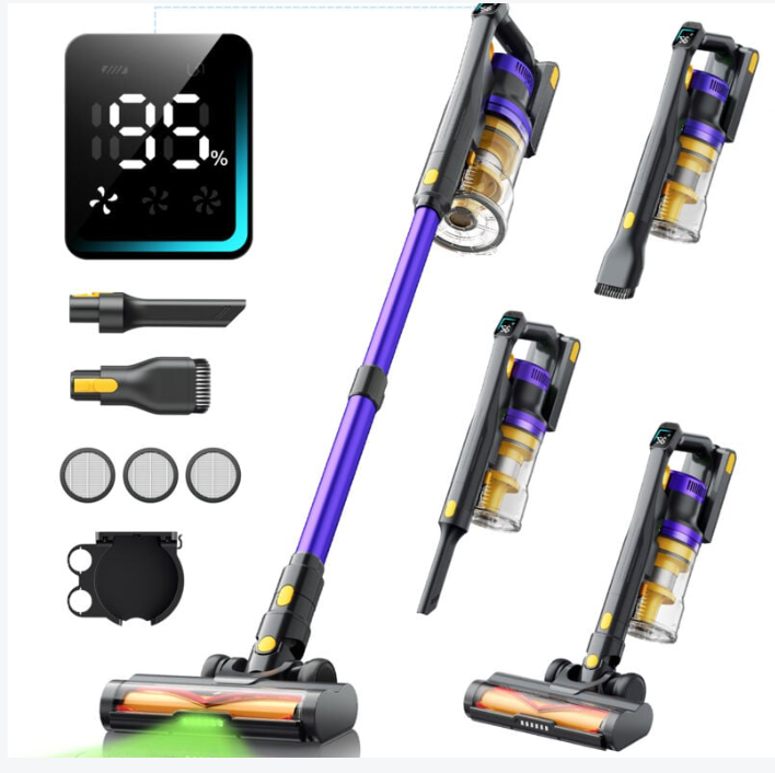 Laresar X11 Aspirateur Balai sans Fil, 75KPa/650W