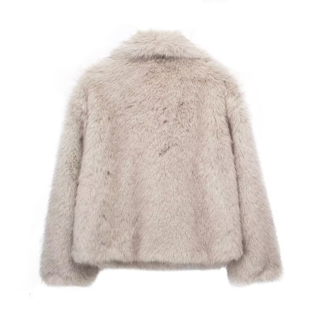 Manteau d'hiver en peluche