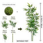 Bambou artificiel de 150 à 210 cm - Electromagna