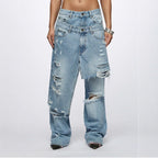 Loose Hip Hop Ripped Beggar High Street Jeans