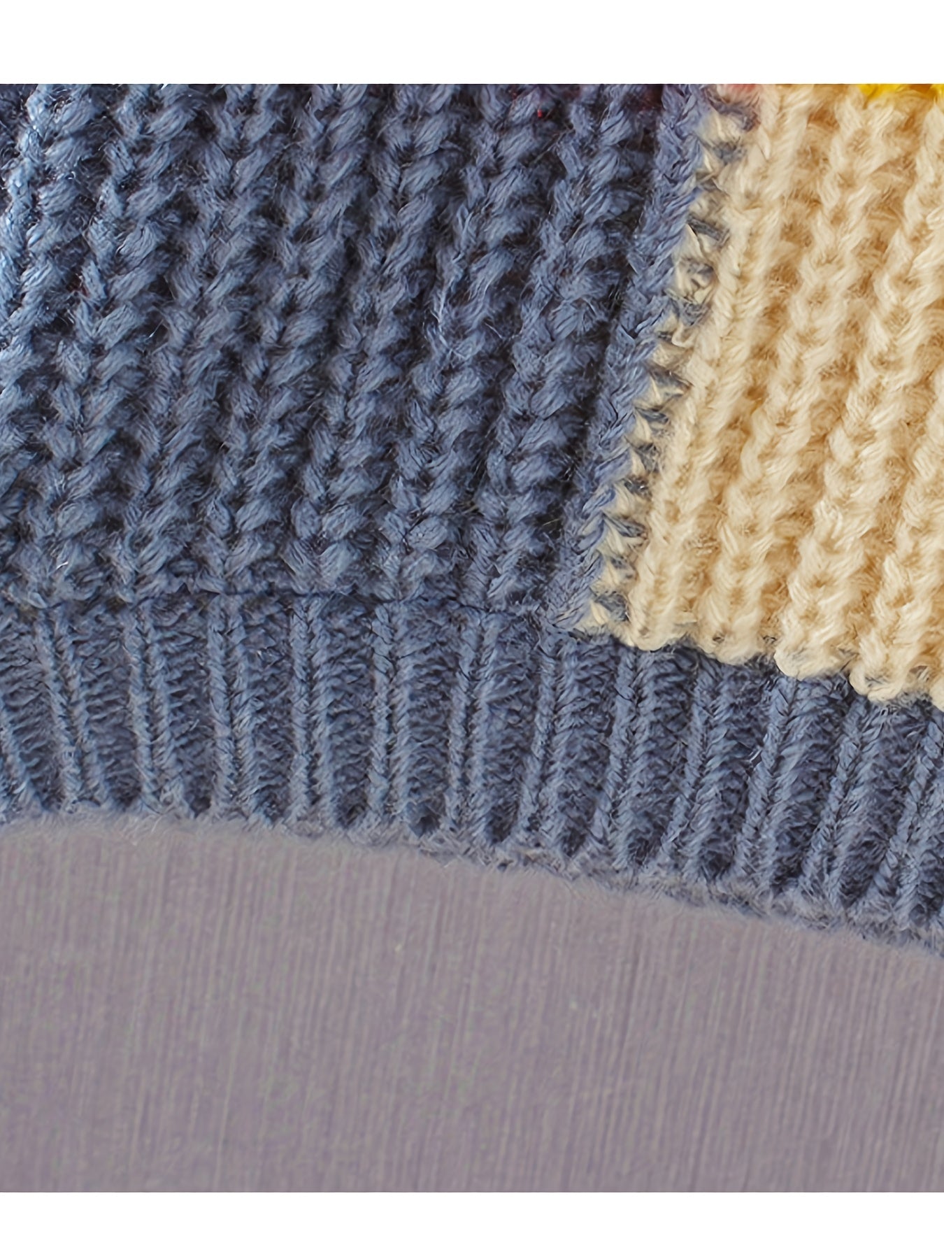 Kids' Thick Colorful Striped Sweater