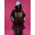 Manteau Matelassé Style College en Coton