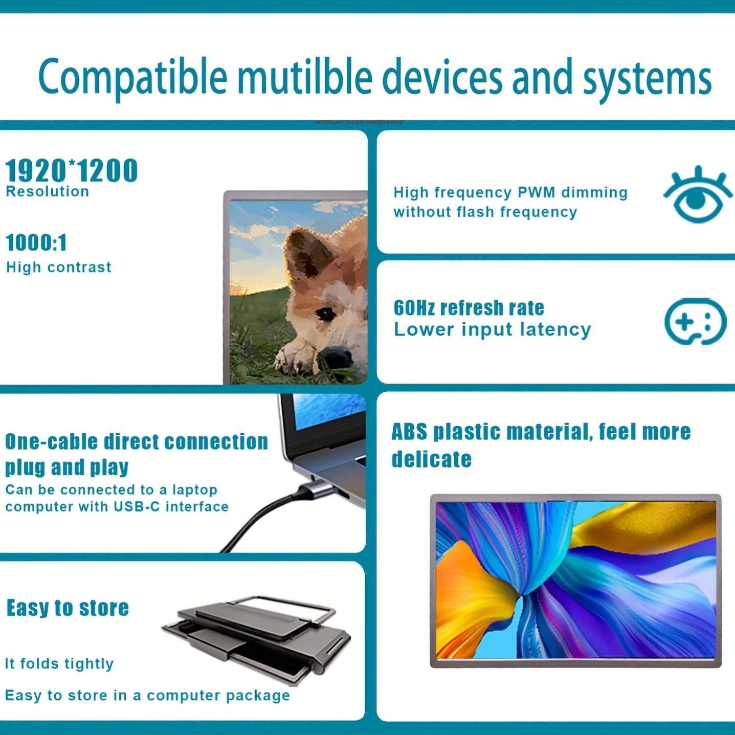 Écran portable 14 pouces