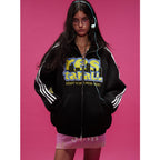 Manteau Matelassé Style College en Coton