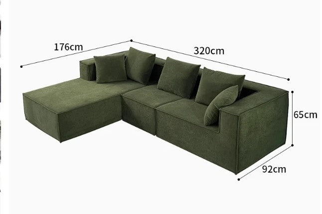 Canapé de salon moderne compressible