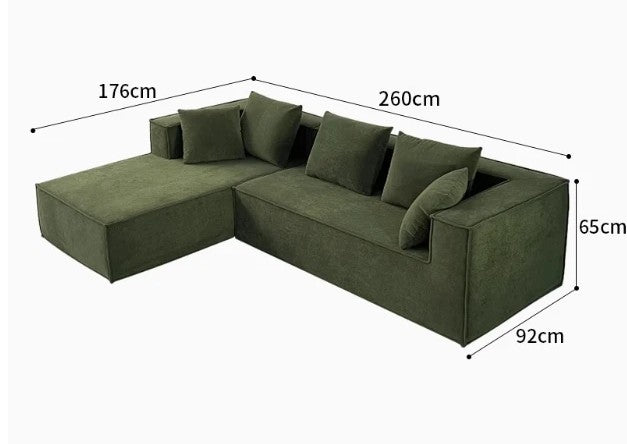 Canapé de salon moderne compressible