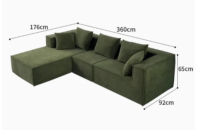 Canapé de salon moderne compressible