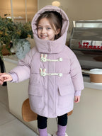 Girls' Winter Warm Hooded