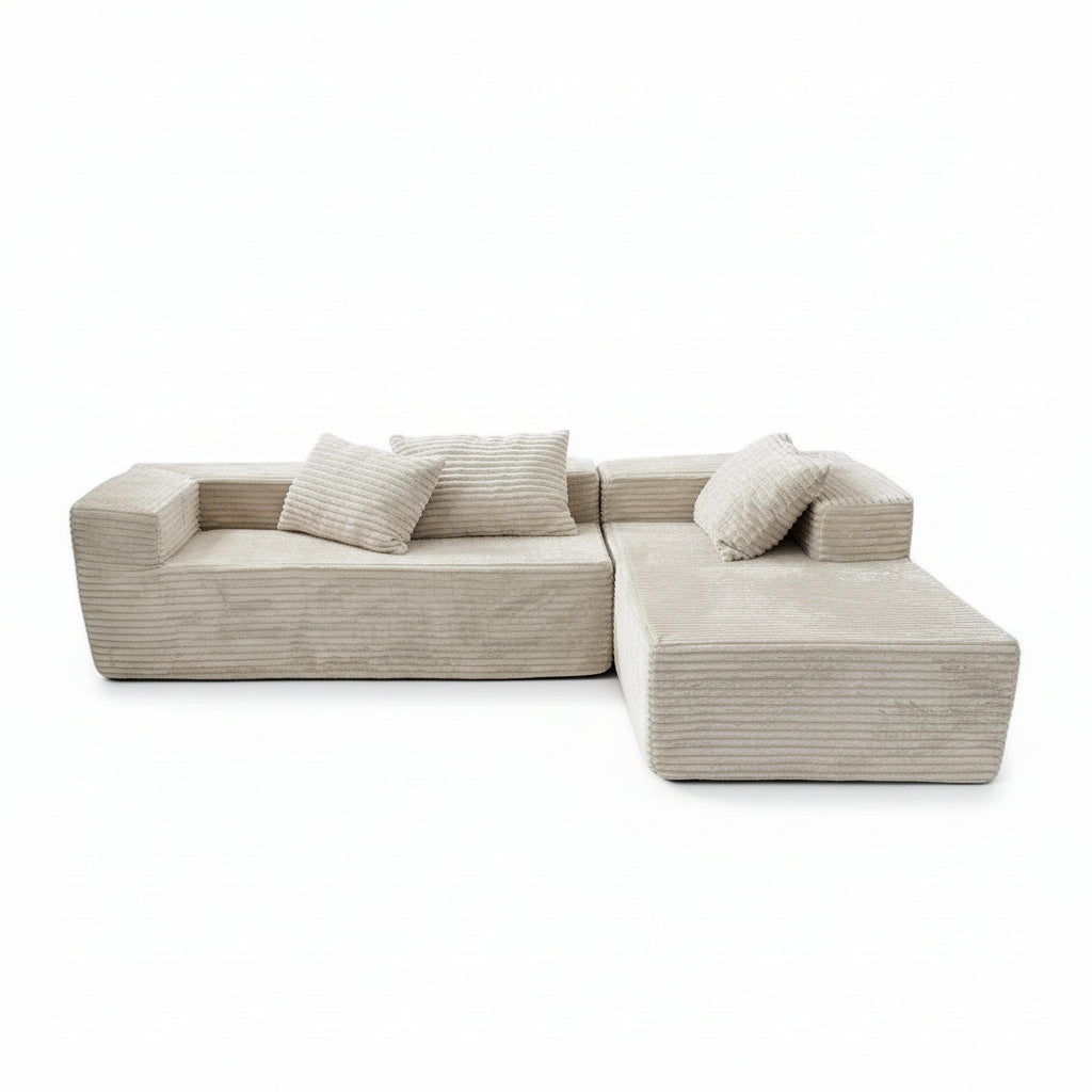 Modular L-Shaped Sectional Sofa