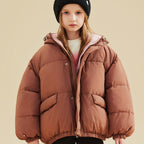 Boys & Girls Thickened Winter Jacket with Hood