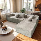 Modular L-Shaped Sectional Sofa