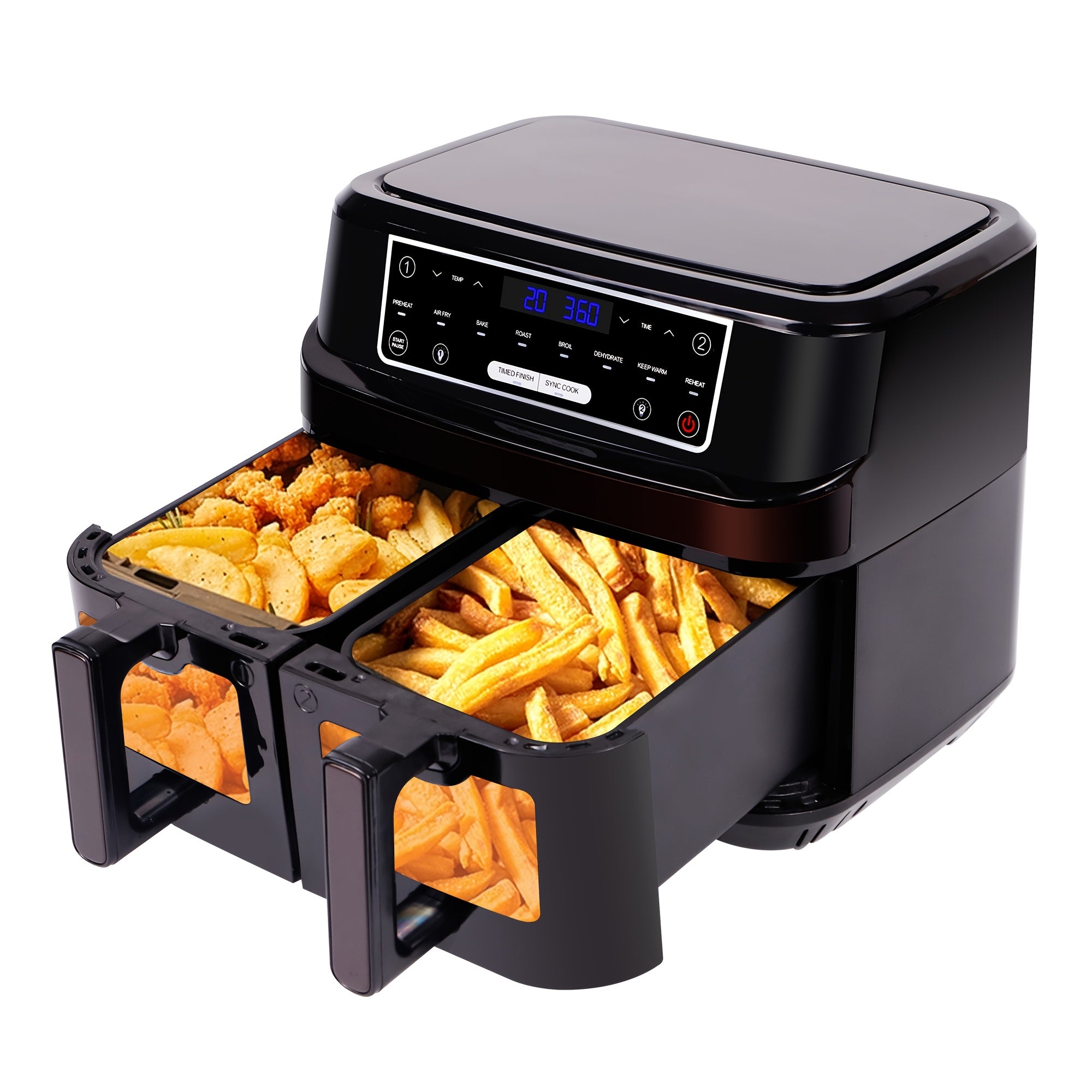 Air Fryer Double Drawer 10L