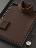 Pull col roulé casual pour homme