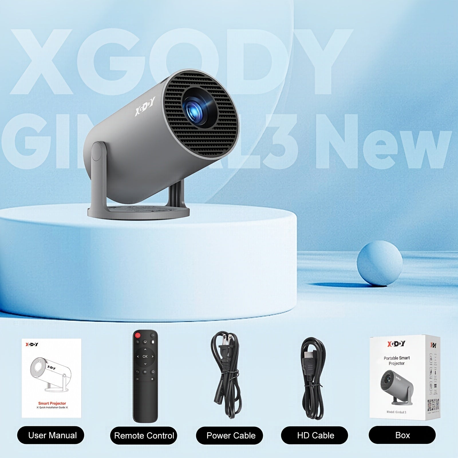Projecteur XGODY Gimbal 3