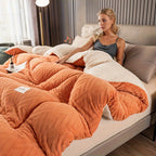 1pc Contemporary Quilted Comforter, Medium Weight Polyester 100% with Microfiber Filling, Machine Washable, All-Season Multipurpose Bedding for Bedroom & Guest Room - No Pillowcase Included