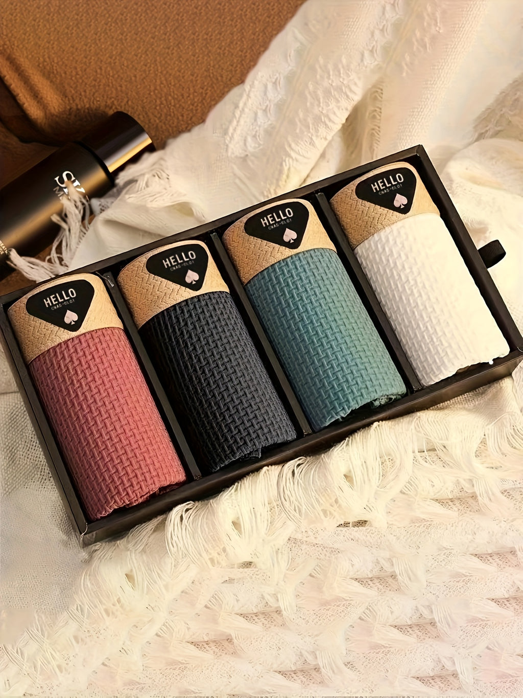 Boxers pour hommes en fibre de soie glacée