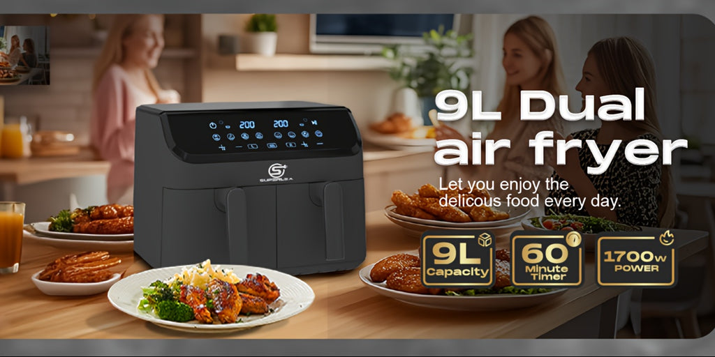 Air Fryer SUPERLEX 9L (2×4.5L)