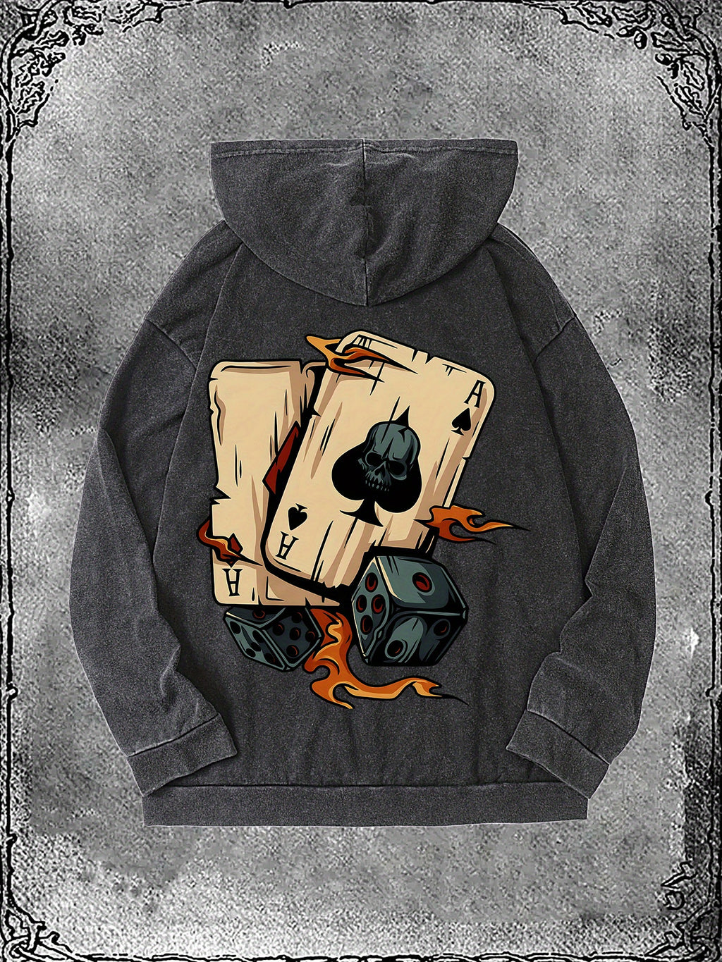 Sweatshirt Retro Washed Zip-Up