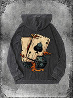 Sweatshirt Retro Washed Zip-Up