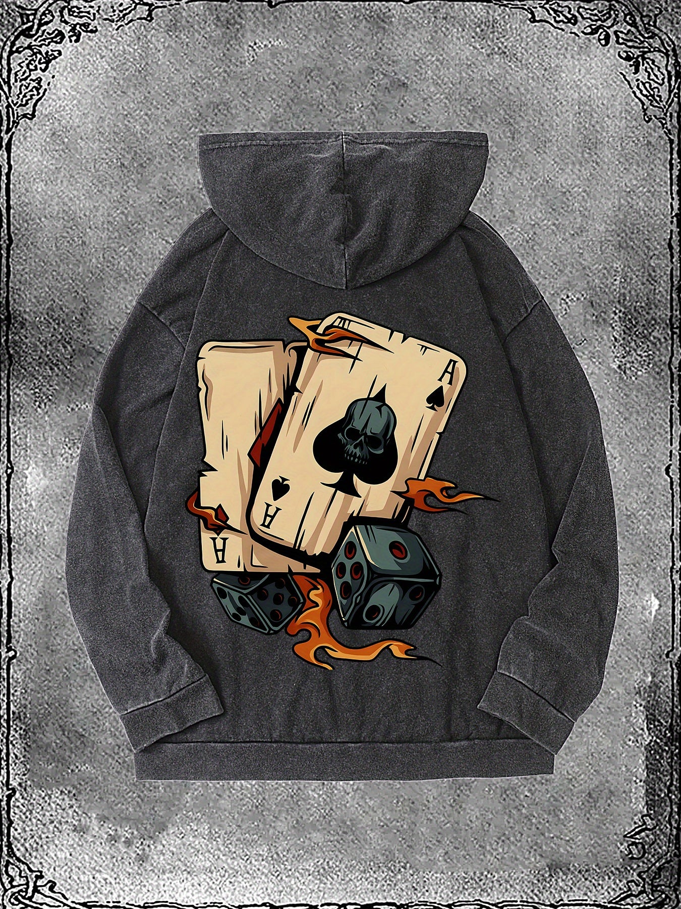 Sweatshirt Retro Washed Zip-Up