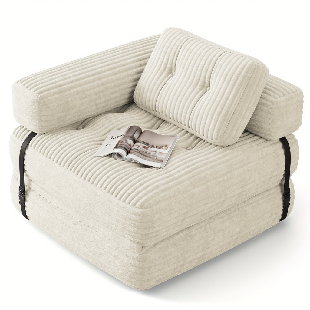 Canapé-lit 2-en-1 convertible