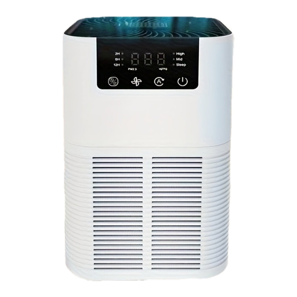 BALASHOV GL-K805 True HEPA Filter Air Purifiers, Quiet, White, with Fragrance Sponge, European Standard Plug, Power Supply, 100V-240V, for Bedroom, Large Room, Home, Smoke, Pet Dander, Dust, Pollen, Odor