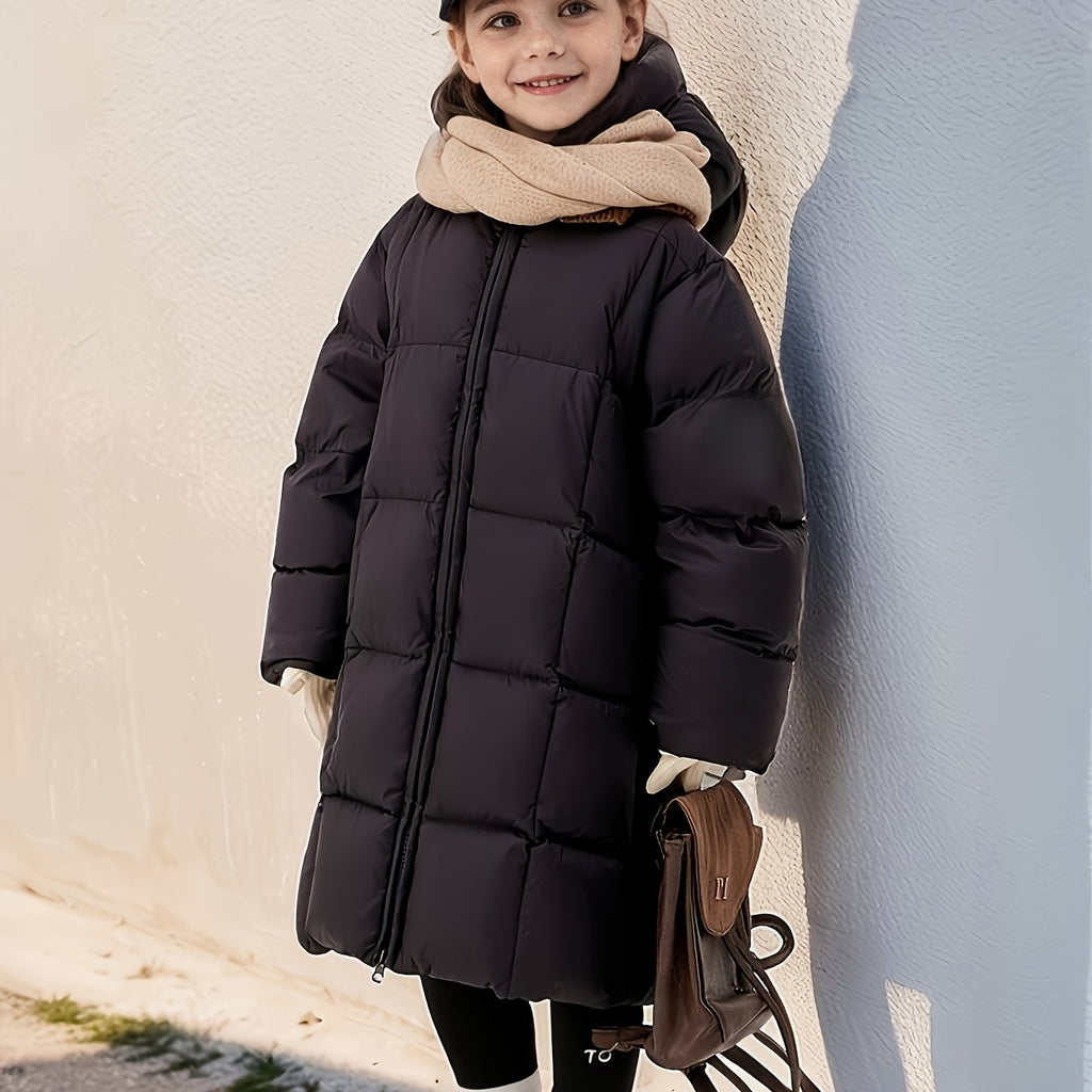 Girls' Winter Hooded Coat