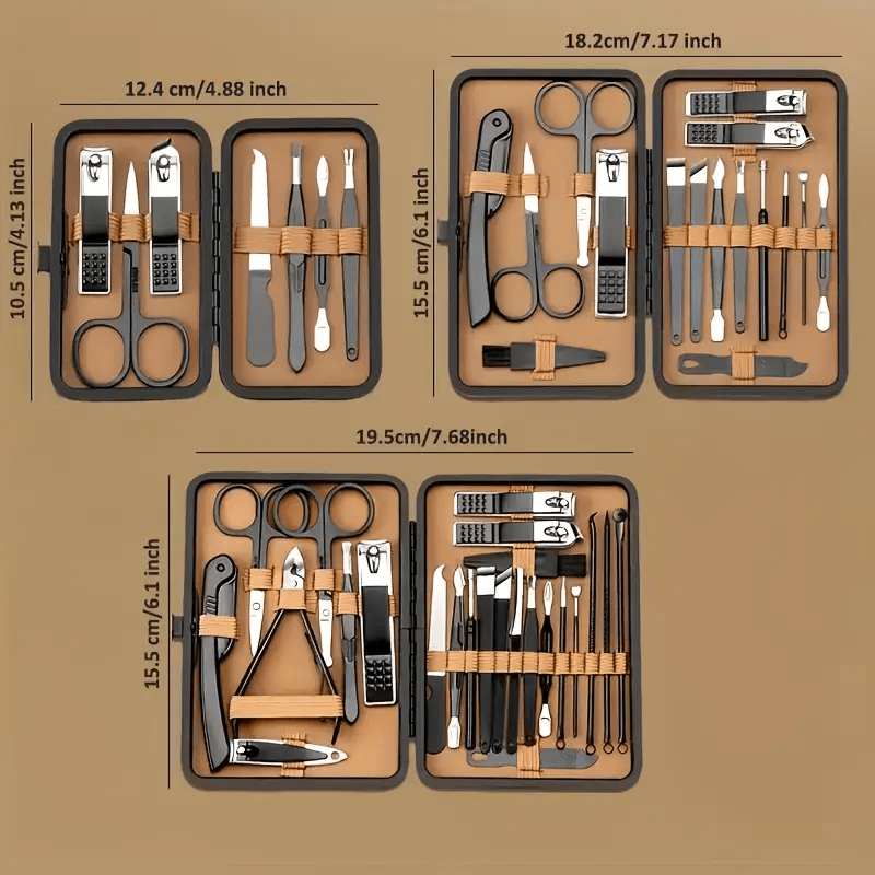 Luxury Travel Manicure Set for 7 Needs